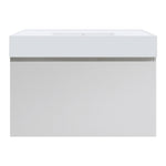 Rocki Twenty 800 Wall Cabinet with Matt White Central Bowl Top
