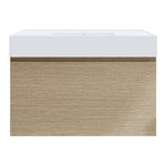 Rocki Twenty 800 Wall Cabinet with Matt White Central Bowl Top