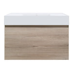 Rocki Twenty 800 Wall Cabinet with Matt White Central Bowl Top