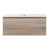 Rocki Venti 1000 Wall Cabinet Steel Oak with Engineered Stone Top