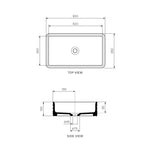 Trace Bench Basin (65x38x12H) - Basins