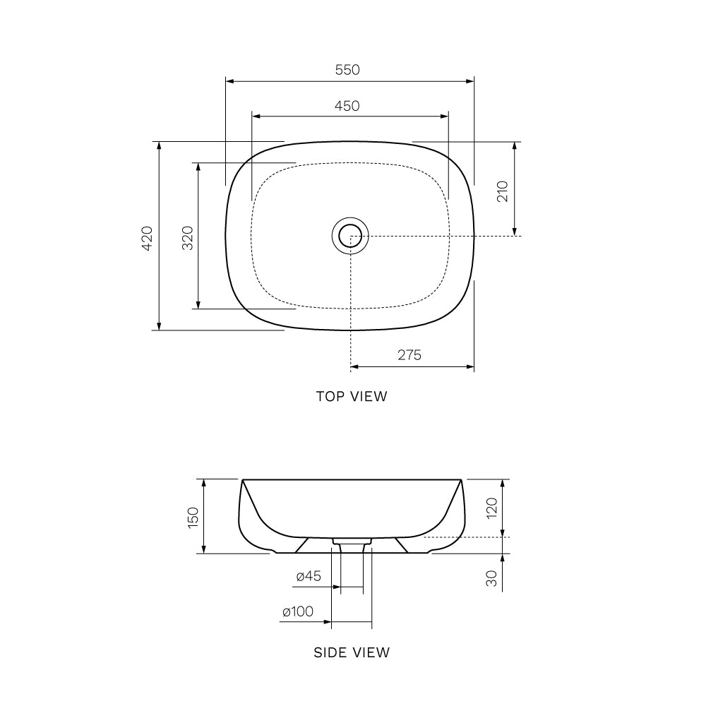 Seed Bench Basin (55x42x15) - Basins