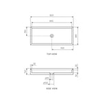 Cut Bench Basin (90x38x12H) - Basins