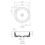 Track Bench Basin (Ø40x14H) - Basins