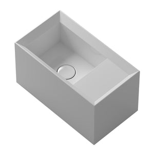 Cut Wall Basin RH Tap Landing (45x25x25H) - Basins