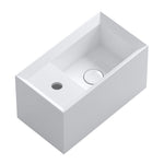 Cut Wall Basin with Centre Tap Landing (45x25x25H)