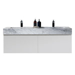 Veneto 1400 Wall Cabinet with Double Marble Wash Basin