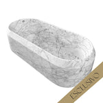 Naturale 170 Freestanding Marble Vasca da Bagno