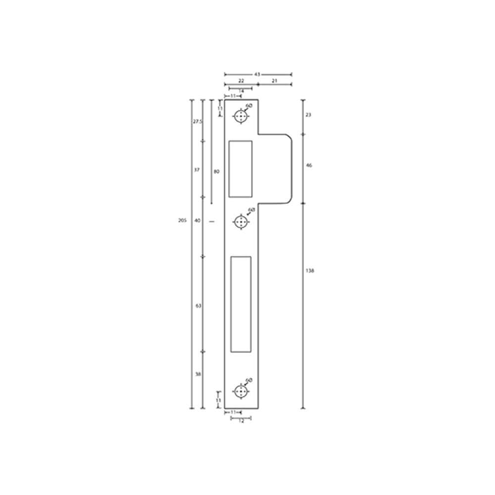 2200-STR Lock Strike - PARISI Doorware