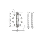 2470 Plain Joint Hinge - Doorware