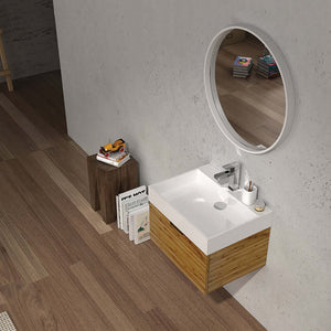 Bam 60 Wall Cabinet with Wash Basin - Vanity Cabinets