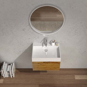 Bam 60 Wall Cabinet with Wash Basin - Vanity Cabinets