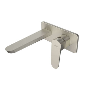 Loom Wall Mixer with 180mm Spout on Backplate - Bathroom Tapware