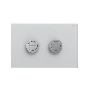 Twin Button Set on Glass Plate for PA136/PA141 (low level cisterns) - Toilets