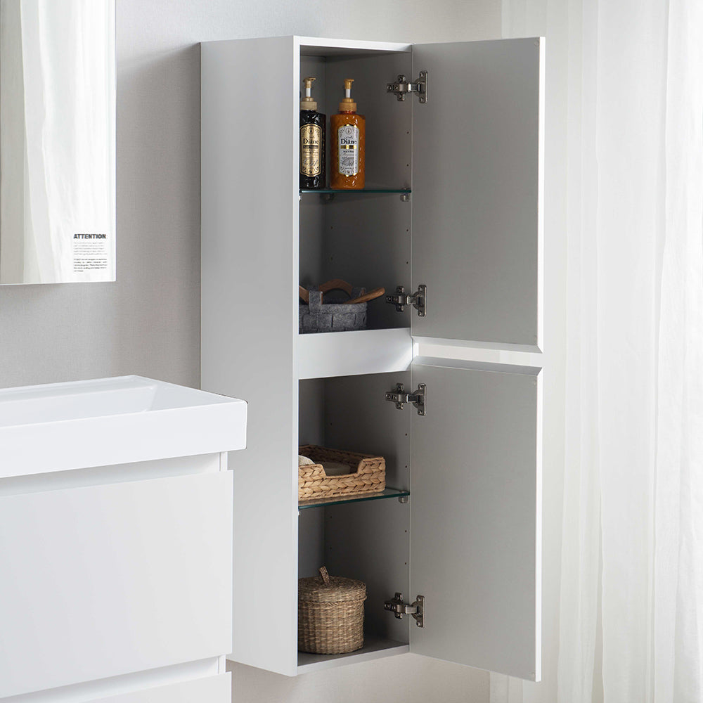 Pure Bianco 330 Side Storage Unit - Side Storage