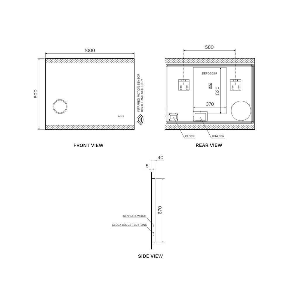 Laser 1000 Mirror - Mirrors