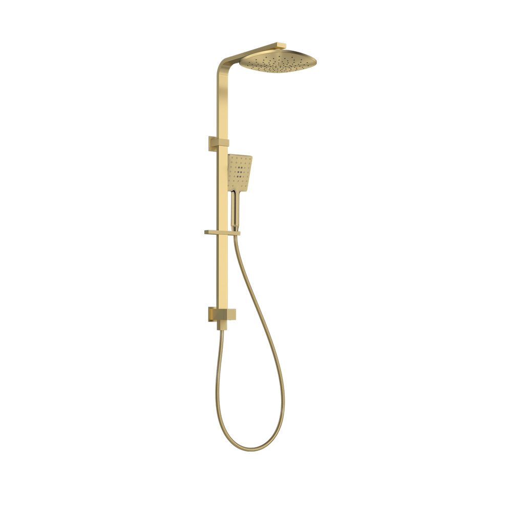 Gold Shower Column Roca Quasar II Shower Column with Sliding Rail - PARISI Showers