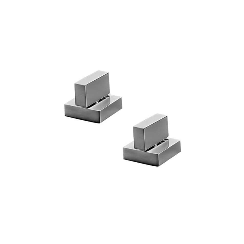 Cube Wall Top Assemblies (Pair) - Bathroom Tapware