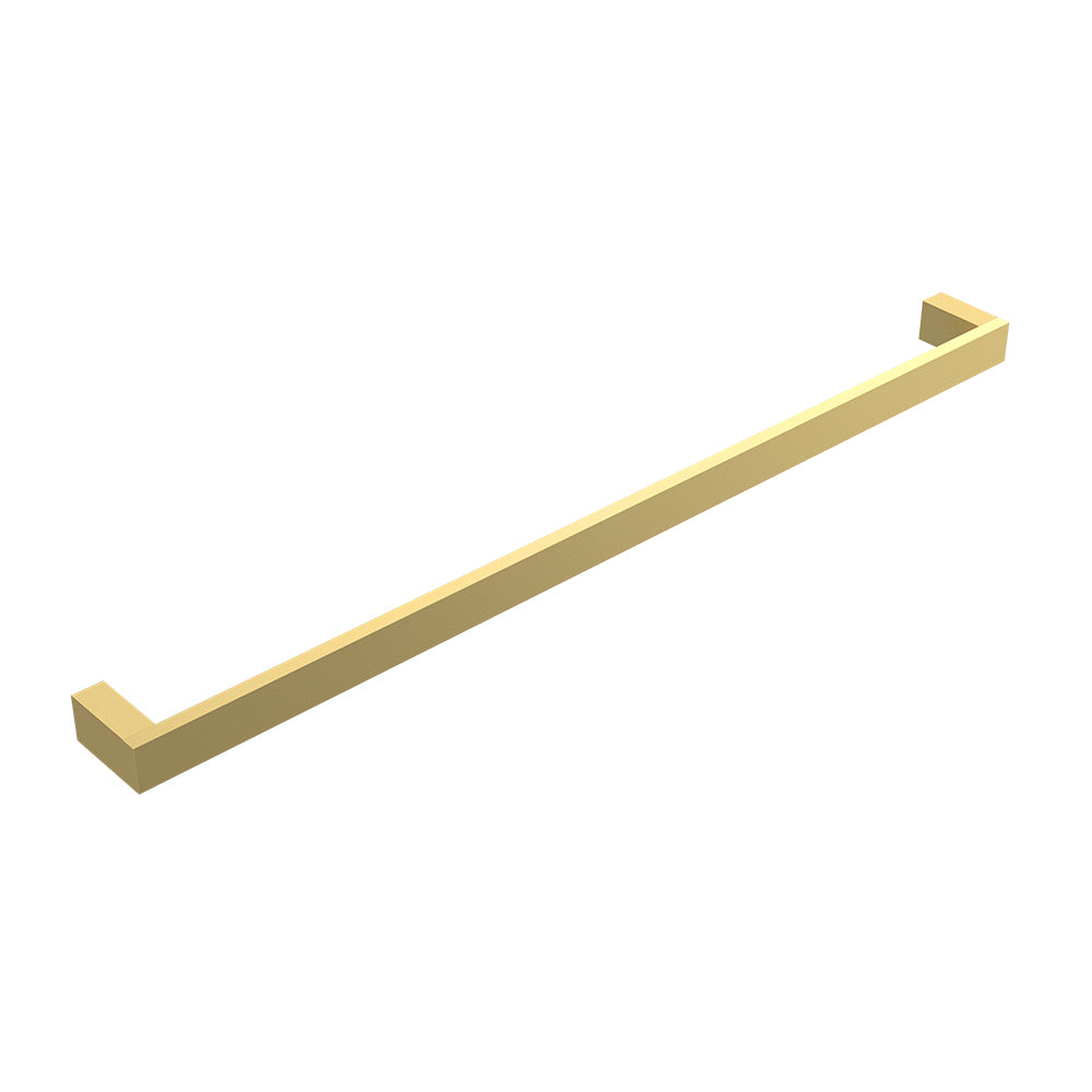 Manissa FALA Electric Brushed Brass Towel Rail Flat Tube 700mm