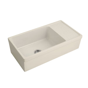 Veneto Single Bowl Sink 900mm with Drain Shelf - Sink