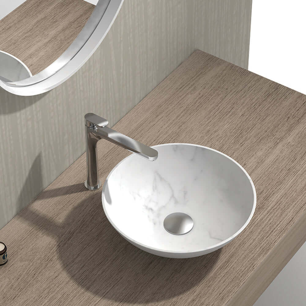 Natural Stone 40 Marble Basin - Bathroom Furniture
