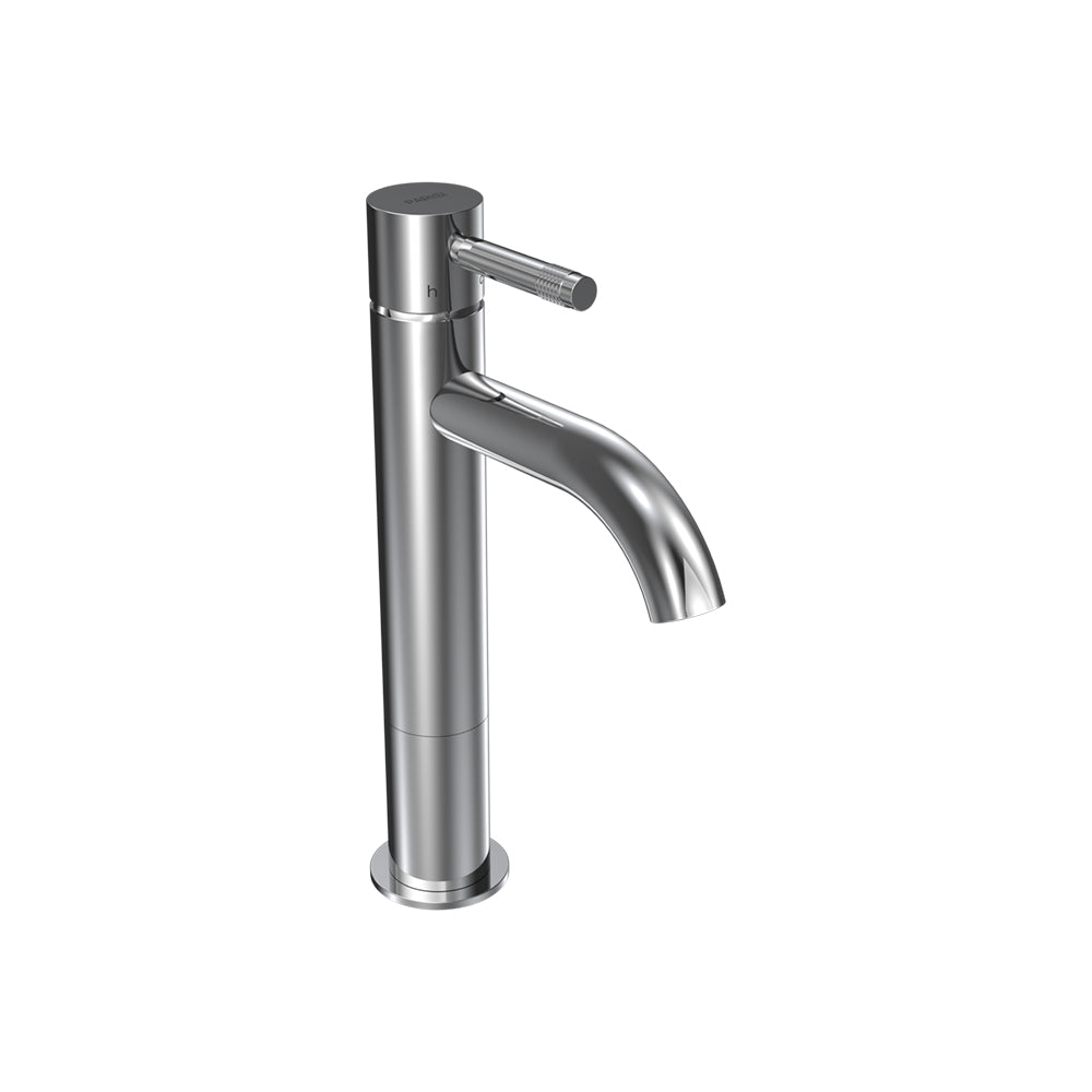 Tondo II Mid Level Basin Mixer with Curved Spout - Bathroom Tapware