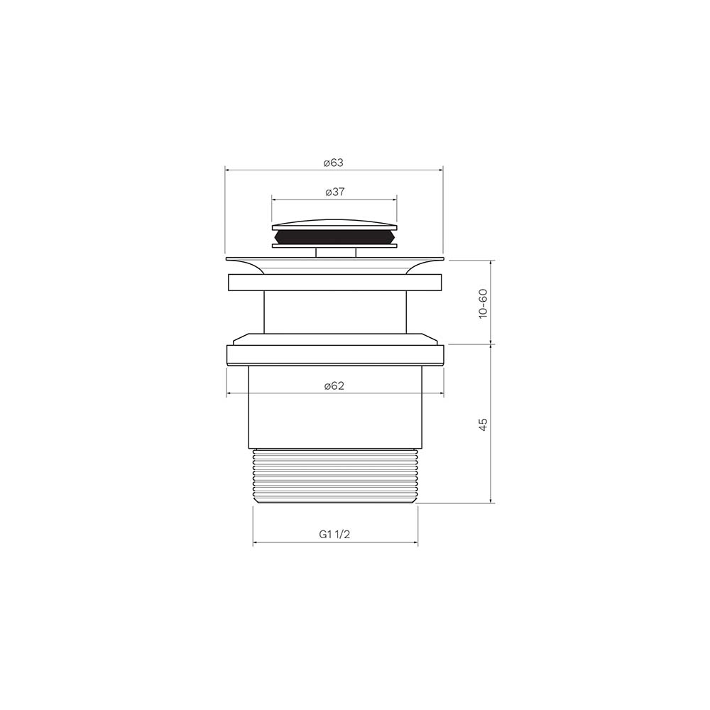 Universal Pop Up Waste PARISI Plug Waste universal-pop-up-waste-parisi-plug-waste