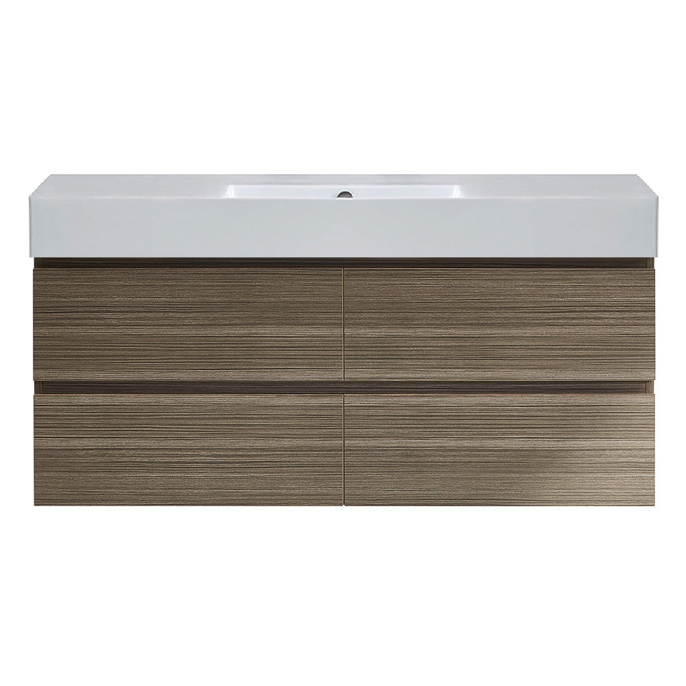 Twenty 1200 Wall Cabinet with Central Bowl - Vanity Cabinets