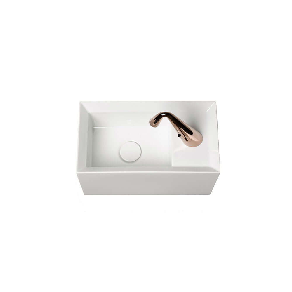 Cut Wall Basin RH Tap Landing (45x25x25H) - Basins